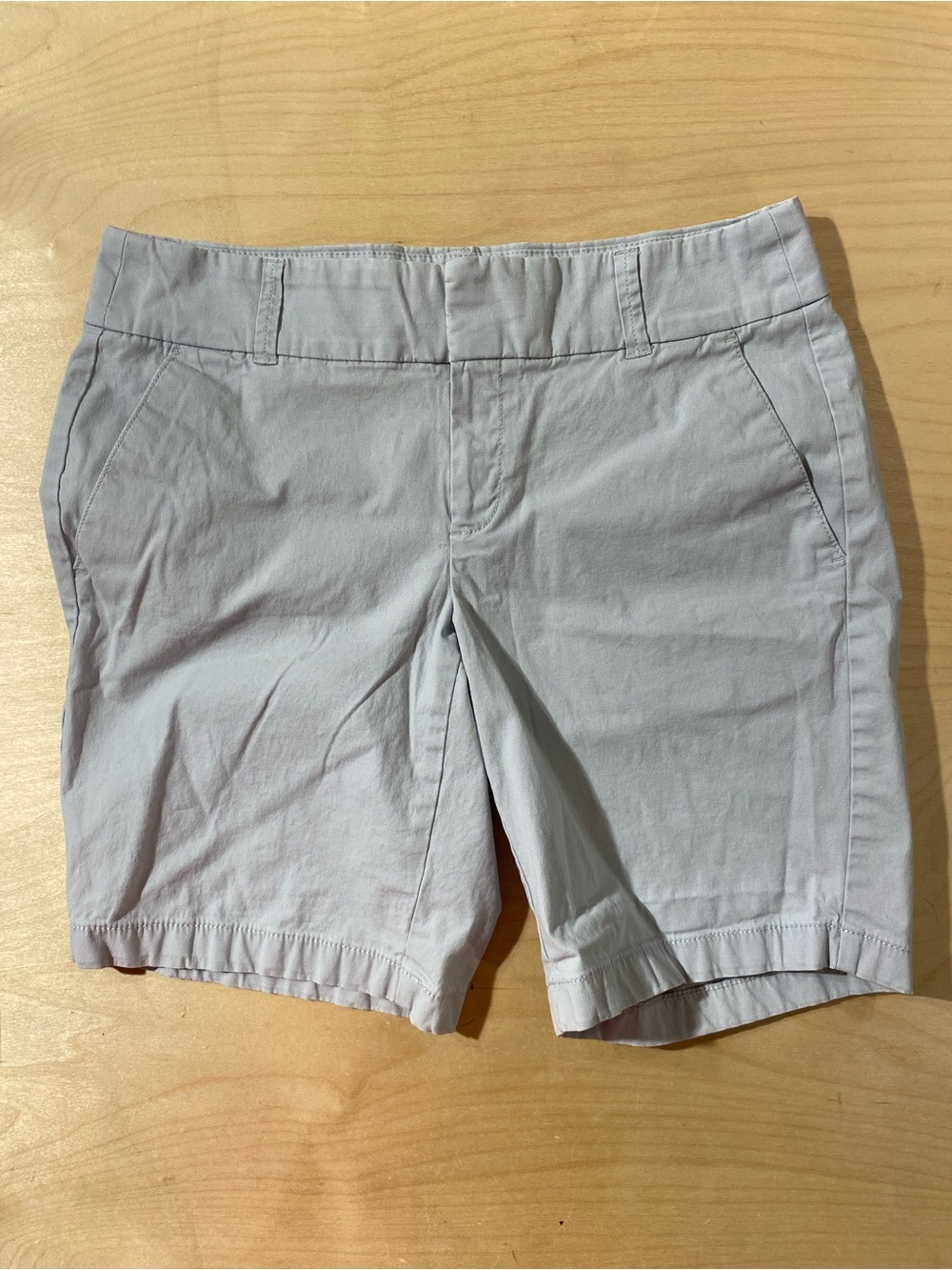 J. Crew Light Gray Casual Bermuda Shorts 4 (SA)